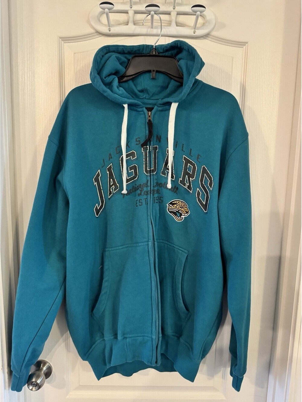 Vintage Jacksonville Jaguar Zip Up Hoodie